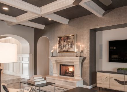 Paradise Valley Custom Fireplace interior design