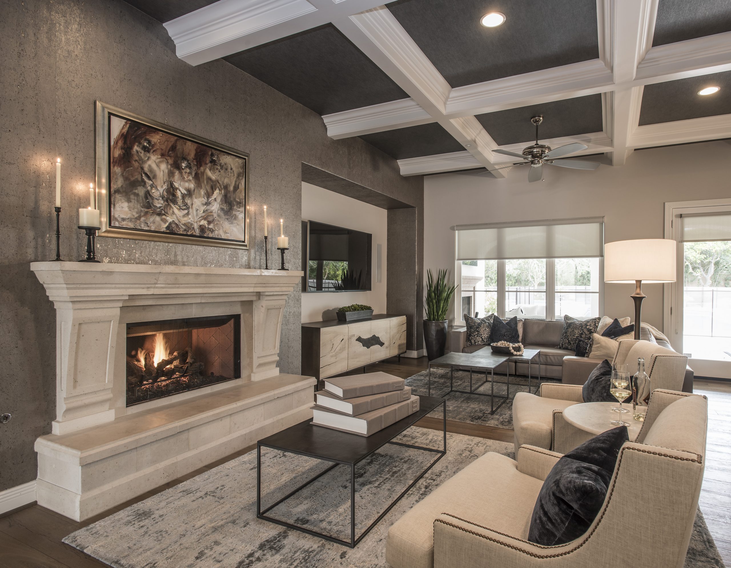 Paradise Valley Custom Fireplace