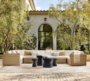 Spanish Style Pottery Barn outdoor furniture